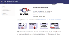 Desktop Screenshot of directwebremoting.org